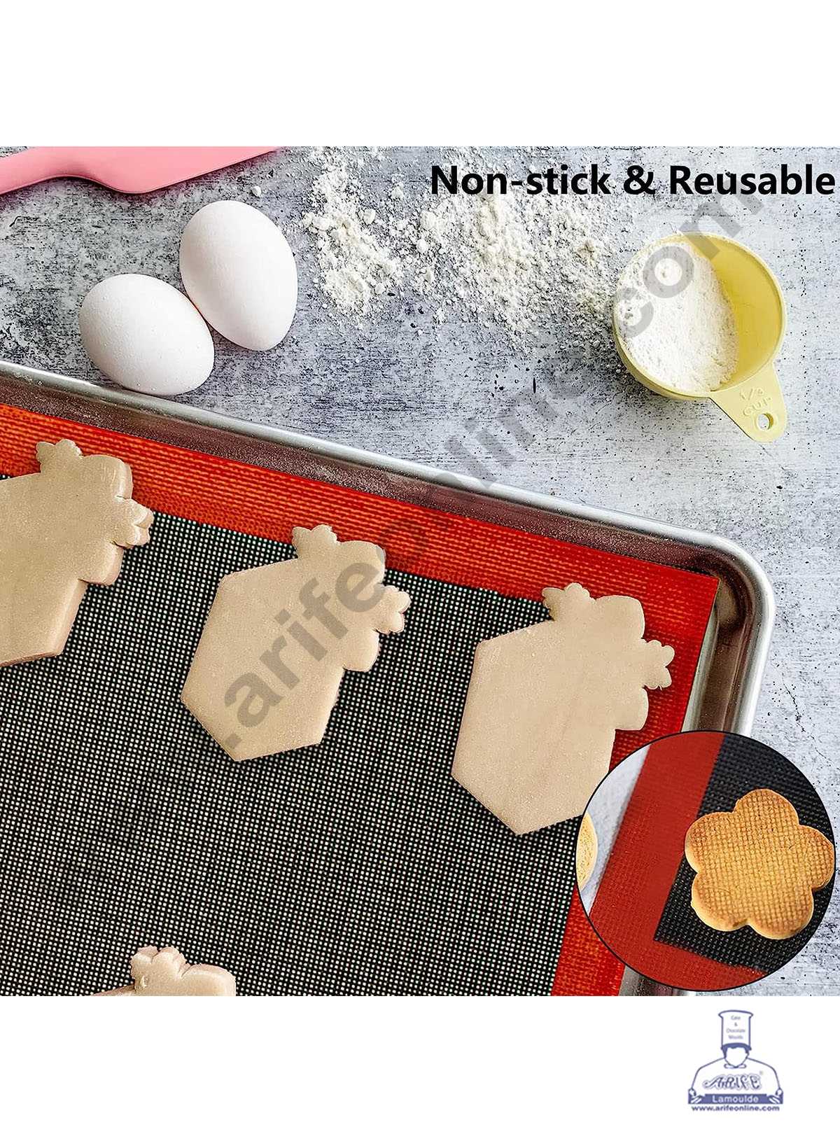 Silicon Air Mat Baking Mat (Small) - 30cmx40cm (MOQ 12 PCS)