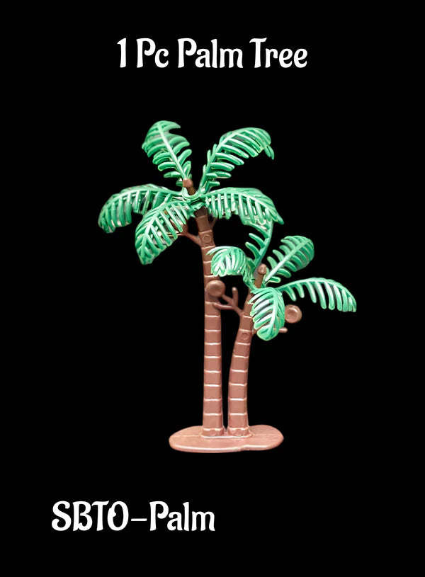 1 Piece Mini Artificial Palm Tree Cake Topper (SBTO-Palm) (MOQ 12 PCS) (E)
