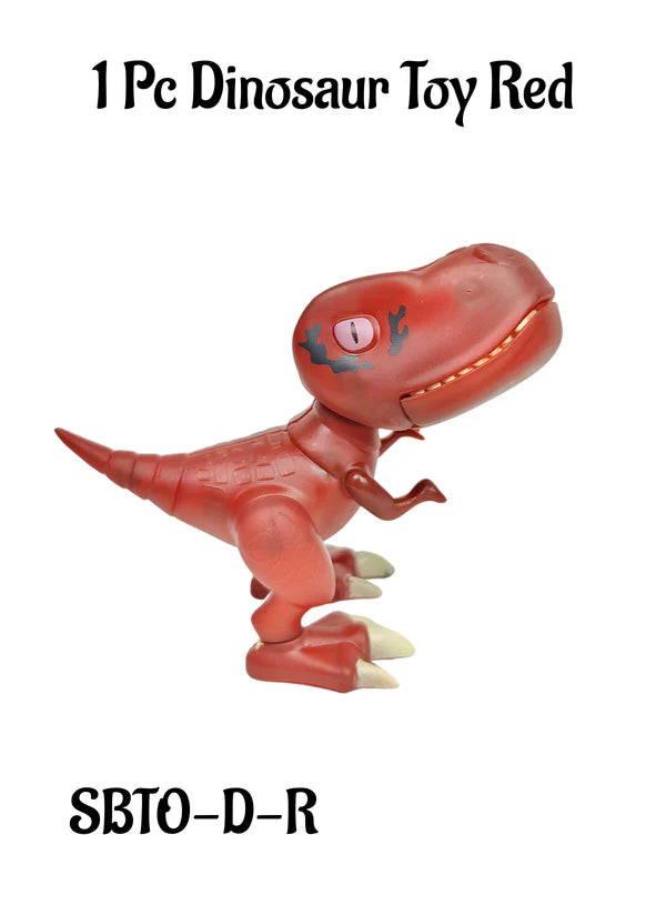 1 Piece Red Dinosaur Toy Cake Topper (SBTO-D-R) (MOQ 12 PCS) (FD)