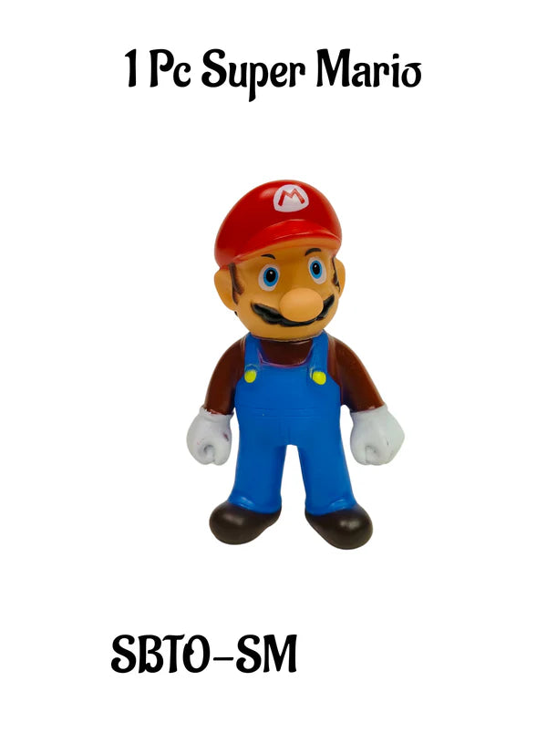 1 Piece Super Mario Miniature Figurine Toy Cake Topper (SBTO-SM) (MOQ 12 PCS) (FD)