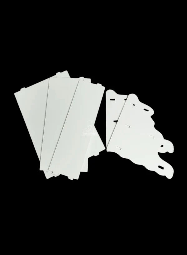 3-Tier Scalloped Cupcake Display Riser Set | 1 Piece Pack | (MOQ 12 PCS)