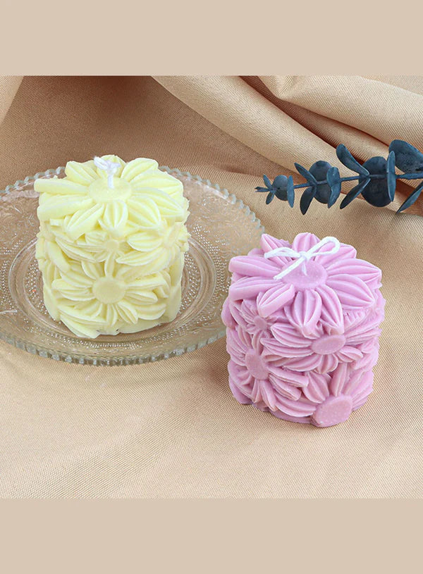 3D SunFlower Silicone Candle Mould | Soap, Wax Mould | SB-SCM-DYF7527 (MOQ 12 PCS) (AMD)