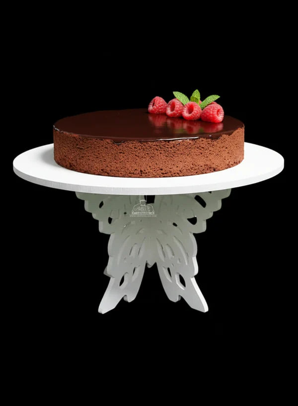 Butterfly Base Pedestal Cake Stand Set | 1 Piece Pack | (MOQ 12 PCS)