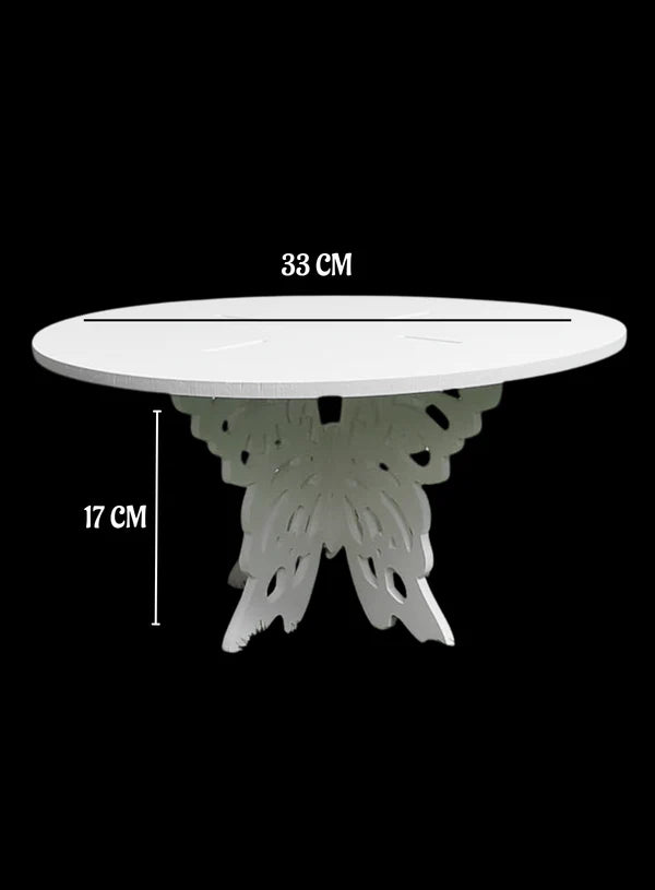 Butterfly Base Pedestal Cake Stand Set | 1 Piece Pack | (MOQ 12 PCS)