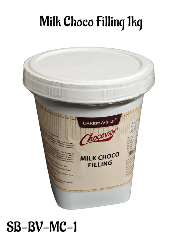 Chocoville Milk Choco Filling (1kg) - Dessert decorating and topping - (SB-BV-MC-1) (MOQ 12 PCS)