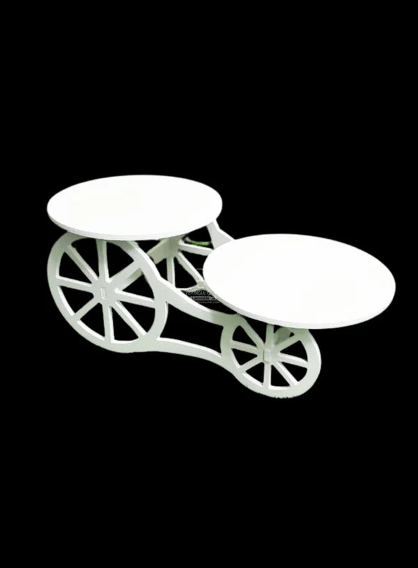 Dual-Tier Penny Farthing Stand Set | 1 Piece Pack | (MOQ 12 PCS)