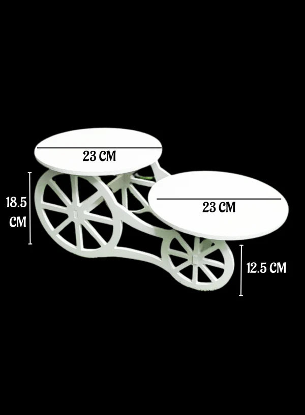Dual-Tier Penny Farthing Stand Set | 1 Piece Pack | (MOQ 12 PCS)