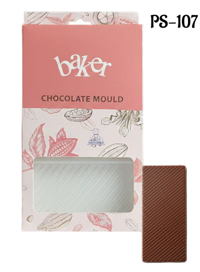 Heavy Bakers 3 Cavity Polycarbonate Segmented Chocolate Bar Mold |SBPS-107|1 Piece| (MOQ 12 PCS)  (AED)