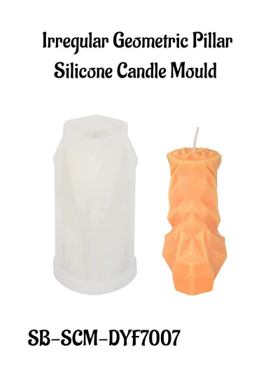 Irregular Geometric Pillars Silicone Candle Mould | SB-SCM-DYF7007 (MOQ 12 PCS) (AED)