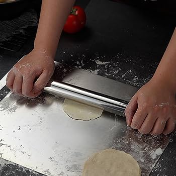 Stainless Steel Rolling Pin | 8 Inch | SB-SSRP-8 | 1 Piece (MOQ 6 PCS)  (AAE)