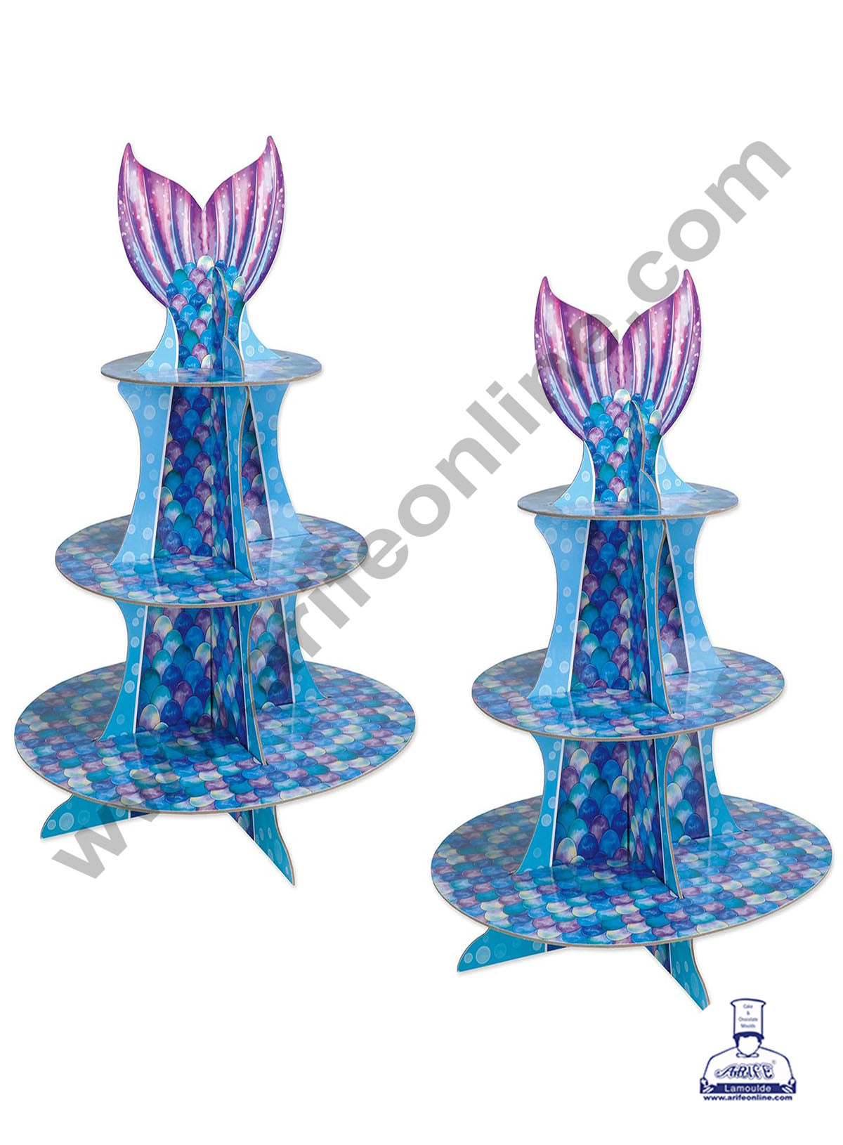 3-Tier Murmaid Cardboard Cupcake stand - Heavy (MOQ 12 PCS)