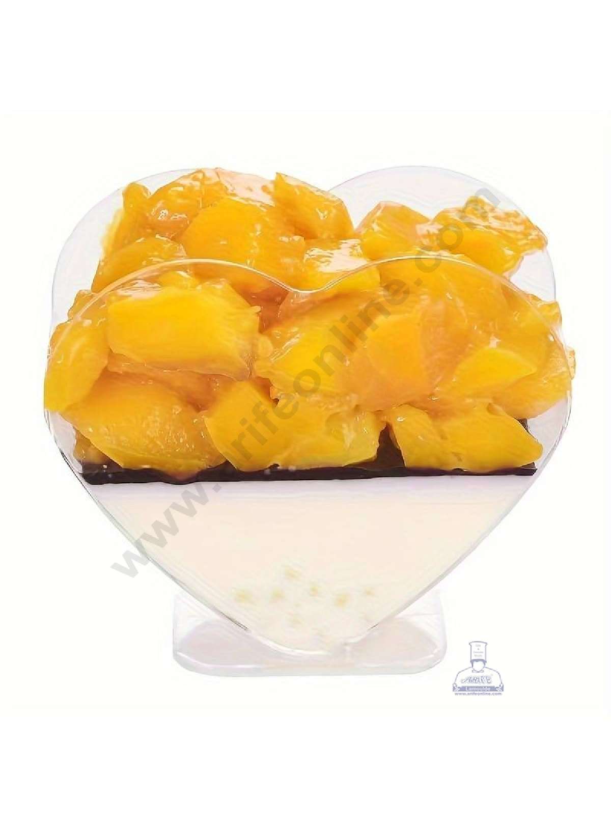 Transparent Heart Shape Mousse Cups | Dessert Cups | Pudding Cups | Mini Parfait Cups   CH54 (MOQ 500 PCS) (M.25)