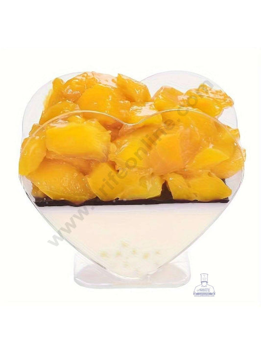 Transparent Heart Shape Mousse Cups | Dessert Cups | Pudding Cups | Mini Parfait Cups   CH54 (MOQ 500 PCS) (M.25)