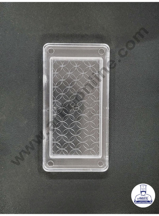 Cake Decor 1 Cavity Bar Shape Shallow Small Polycarbonate Chocolate Mould