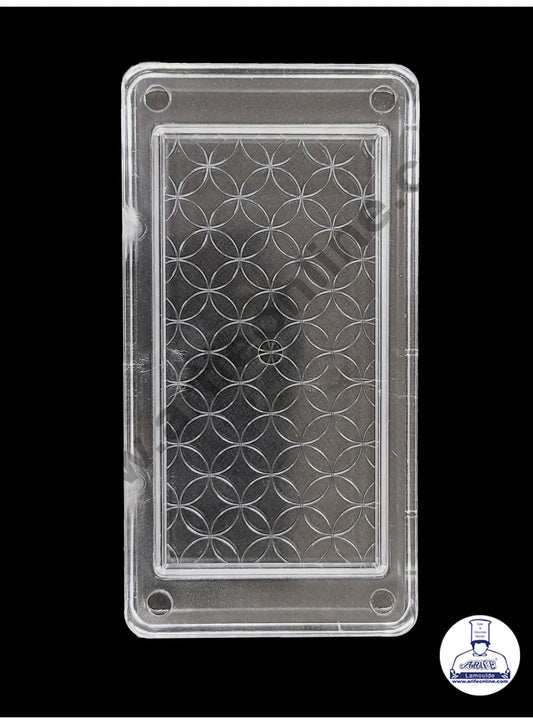 Cake Decor 1 Cavity Bar Shape Shallow Small Polycarbonate Chocolate Mould