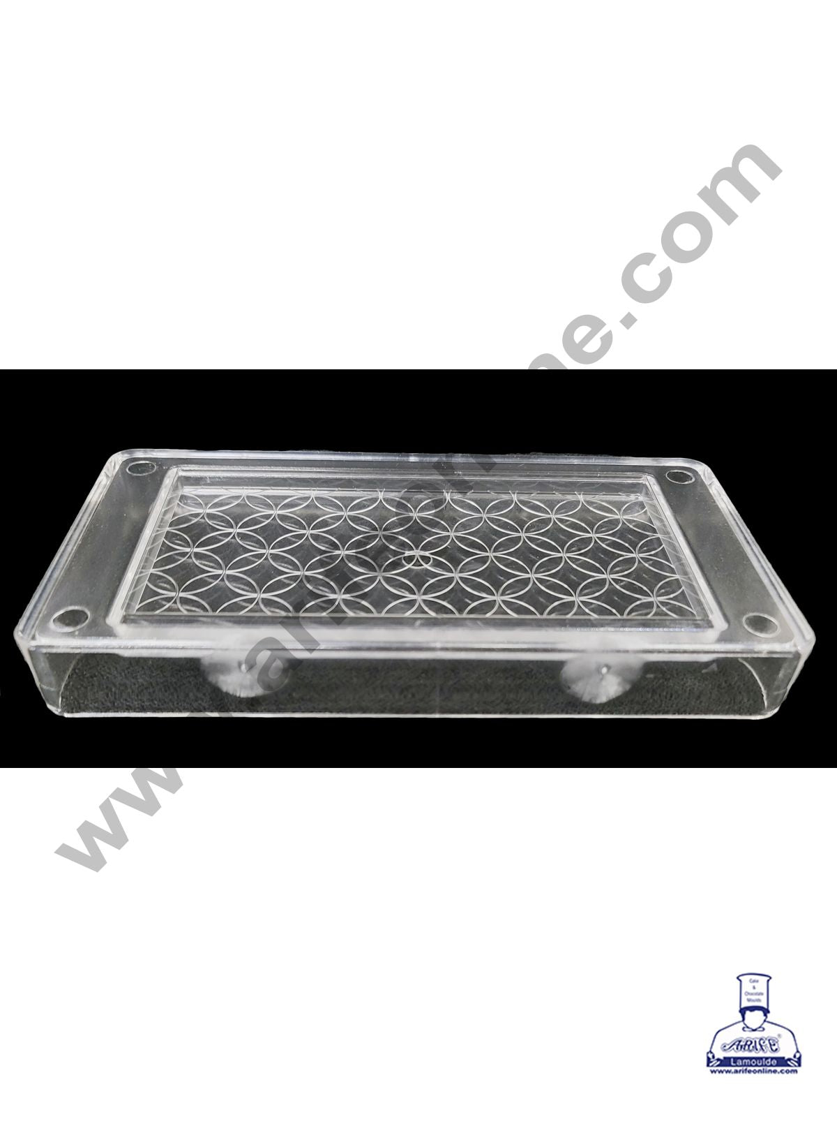 Cake Decor 1 Cavity Bar Shape Shallow Small Polycarbonate Chocolate Mould