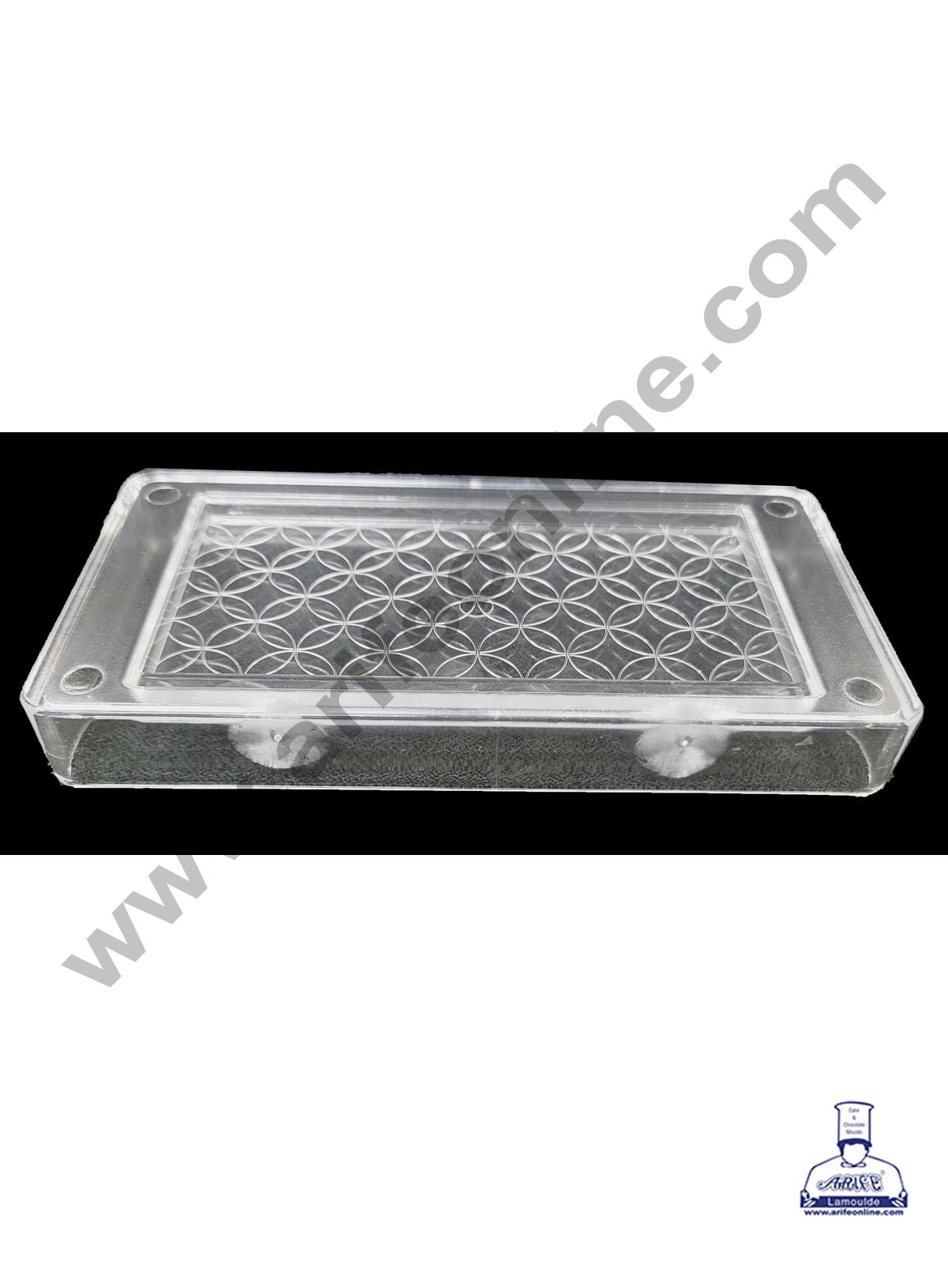 Cake Decor 1 Cavity Bar Shape Shallow Small Polycarbonate Chocolate Mould