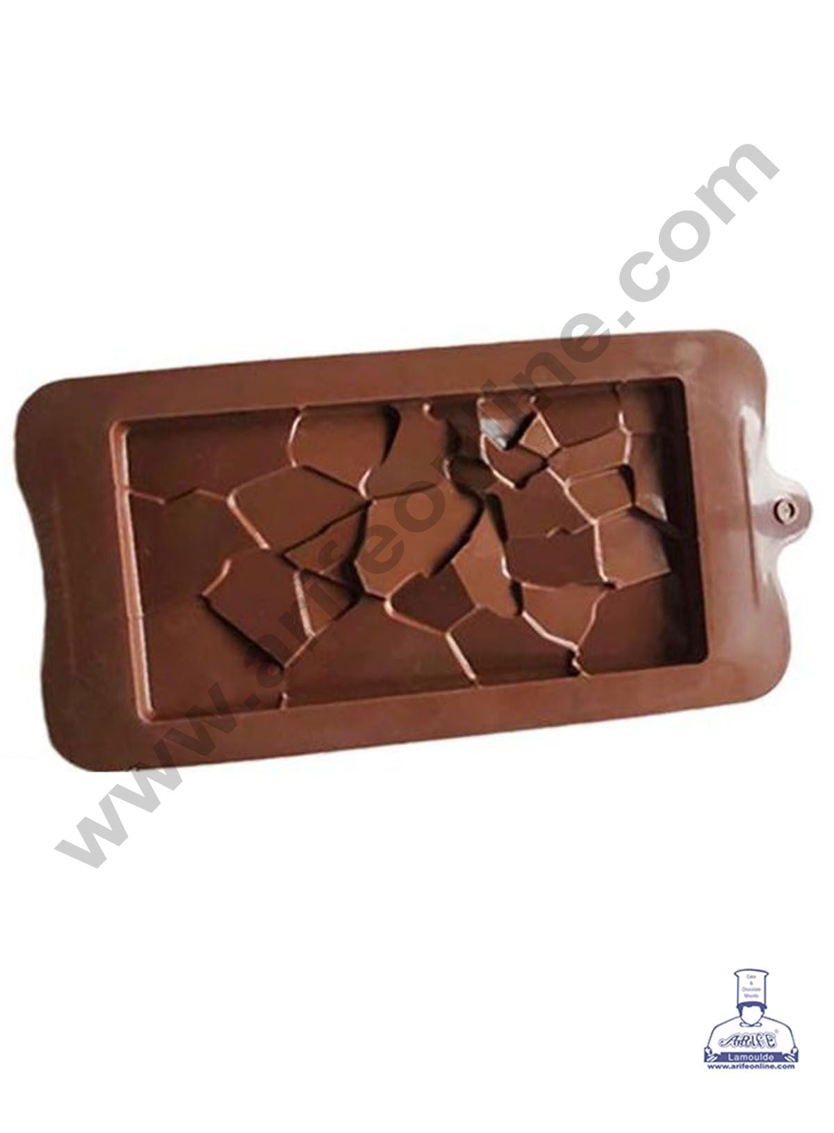 Cake Decor 1 Cavity Break Apart Shape Chocolate Bar Silicone Chocolate Mould