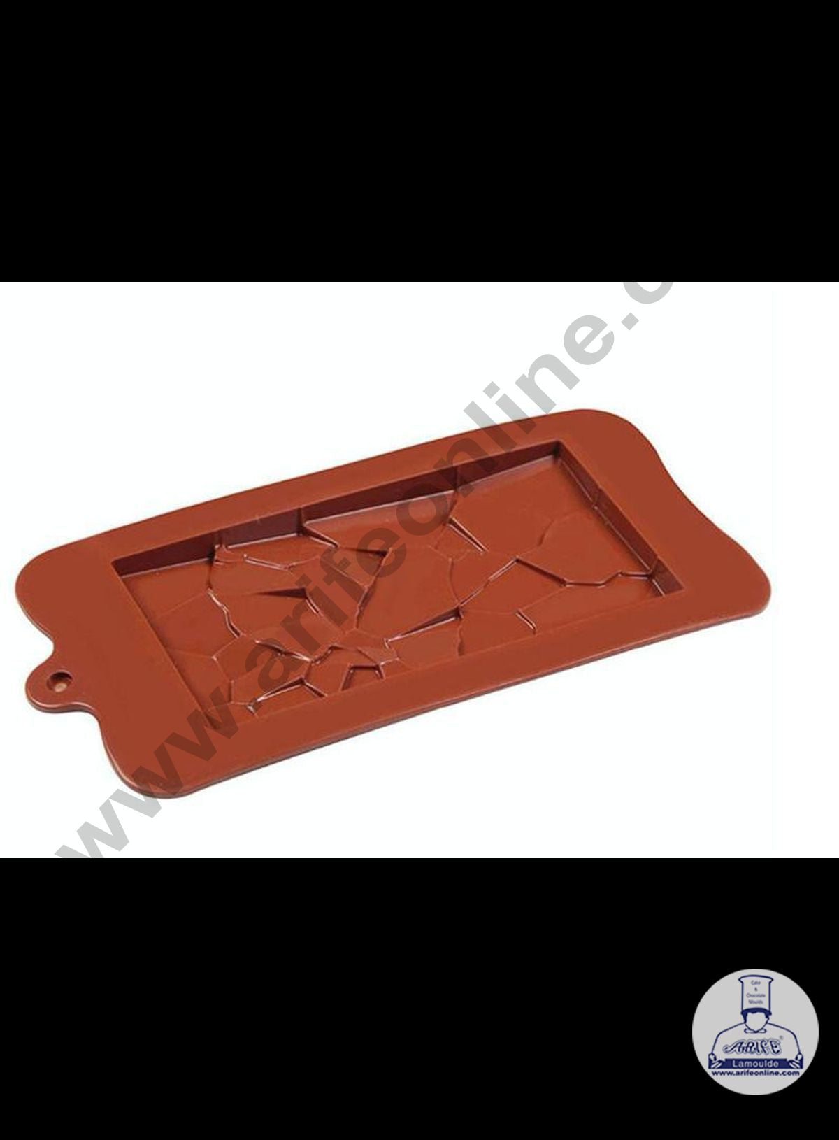 Cake Decor 1 Cavity Break Apart Shape Chocolate Bar Silicone Chocolate Mould