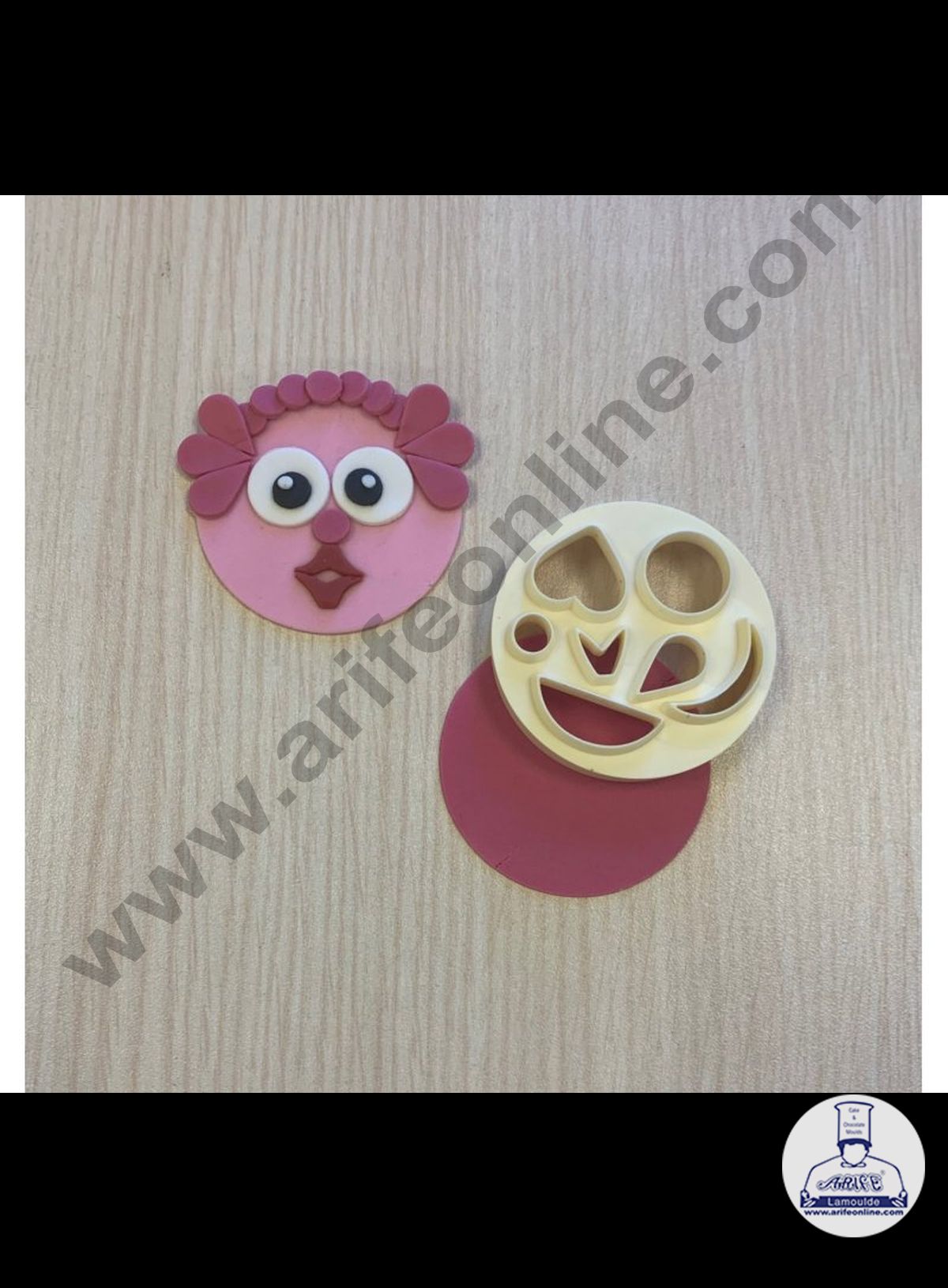 Cake Decor 1 Pc Mix and Match Funny Face Plastic Fondant Cutter Gumpaste Cutter