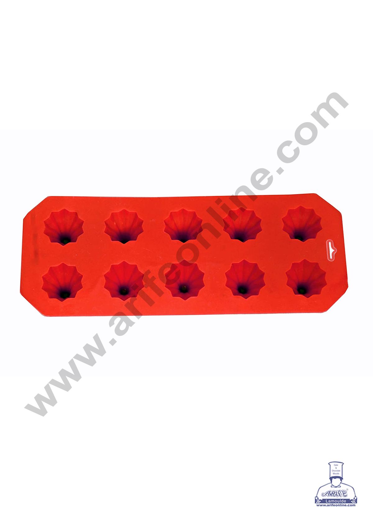 Cake Decor 10 Cavity Modak Shape Chocolate Mould, Ganesh Chaturti Festivals SBCM-679