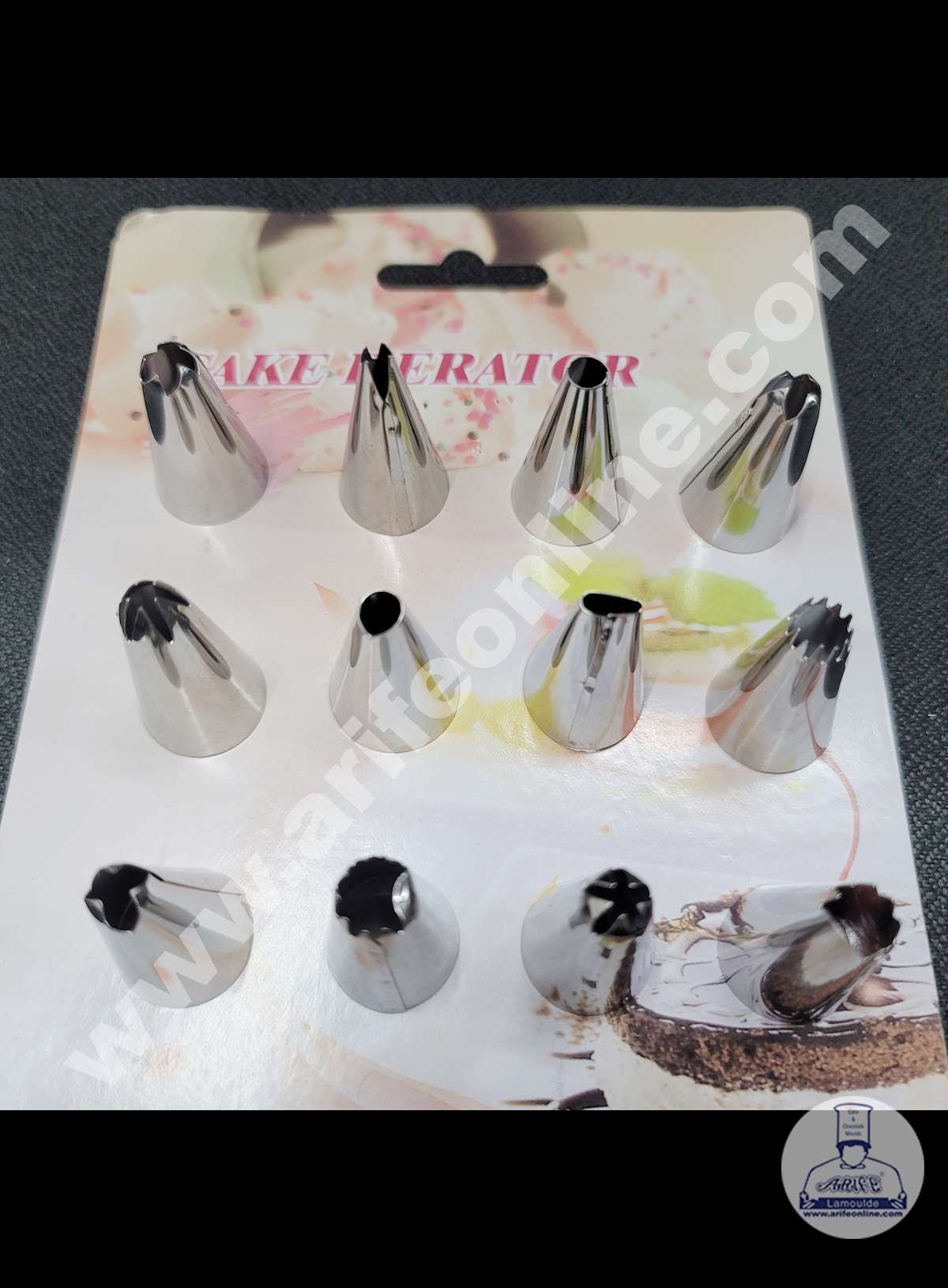 Cake Decor 12 Pcs New Nozzle Set Pastry Tips Cupcake Cake Decorating Nozzle