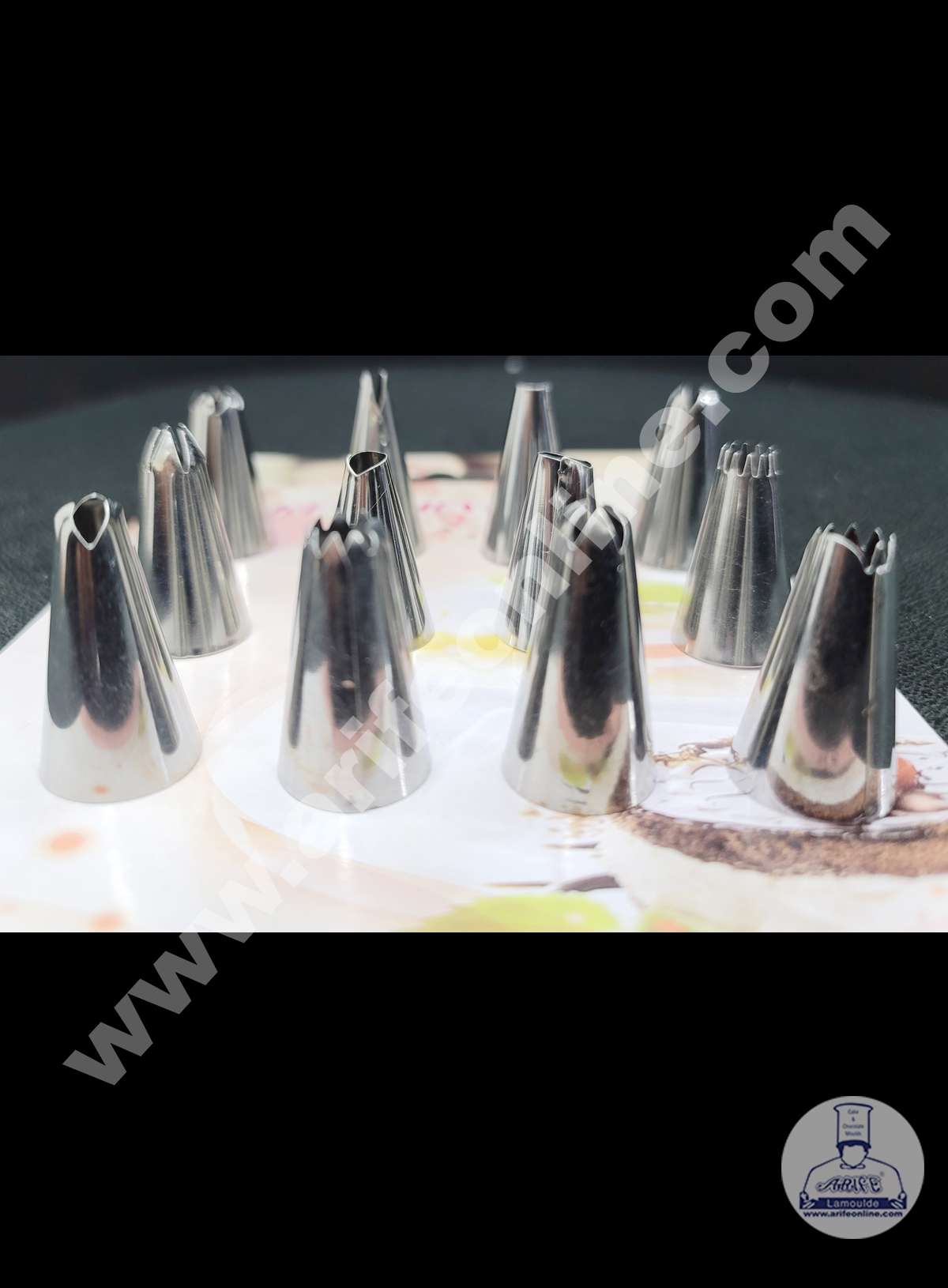 Cake Decor 12 Pcs New Nozzle Set Pastry Tips Cupcake Cake Decorating Nozzle