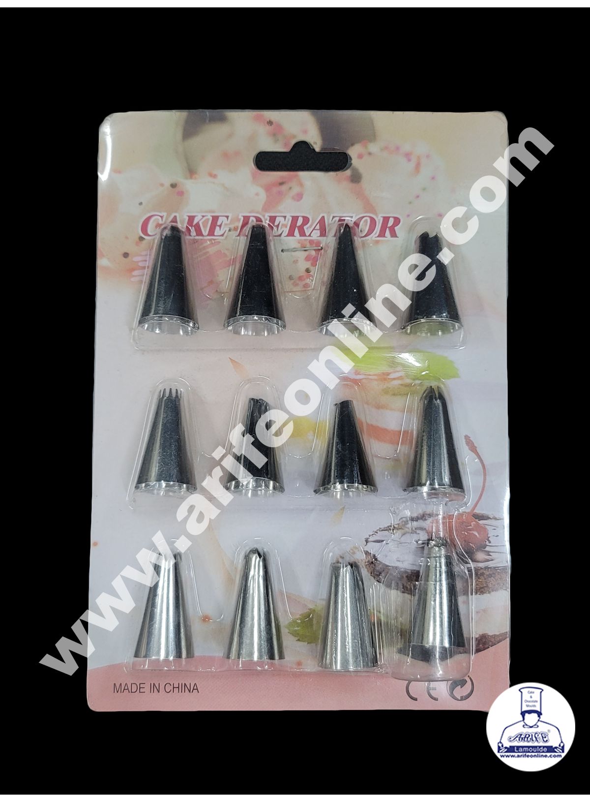 Cake Decor 12 Pcs New Nozzle Set Pastry Tips Cupcake Cake Decorating Nozzle