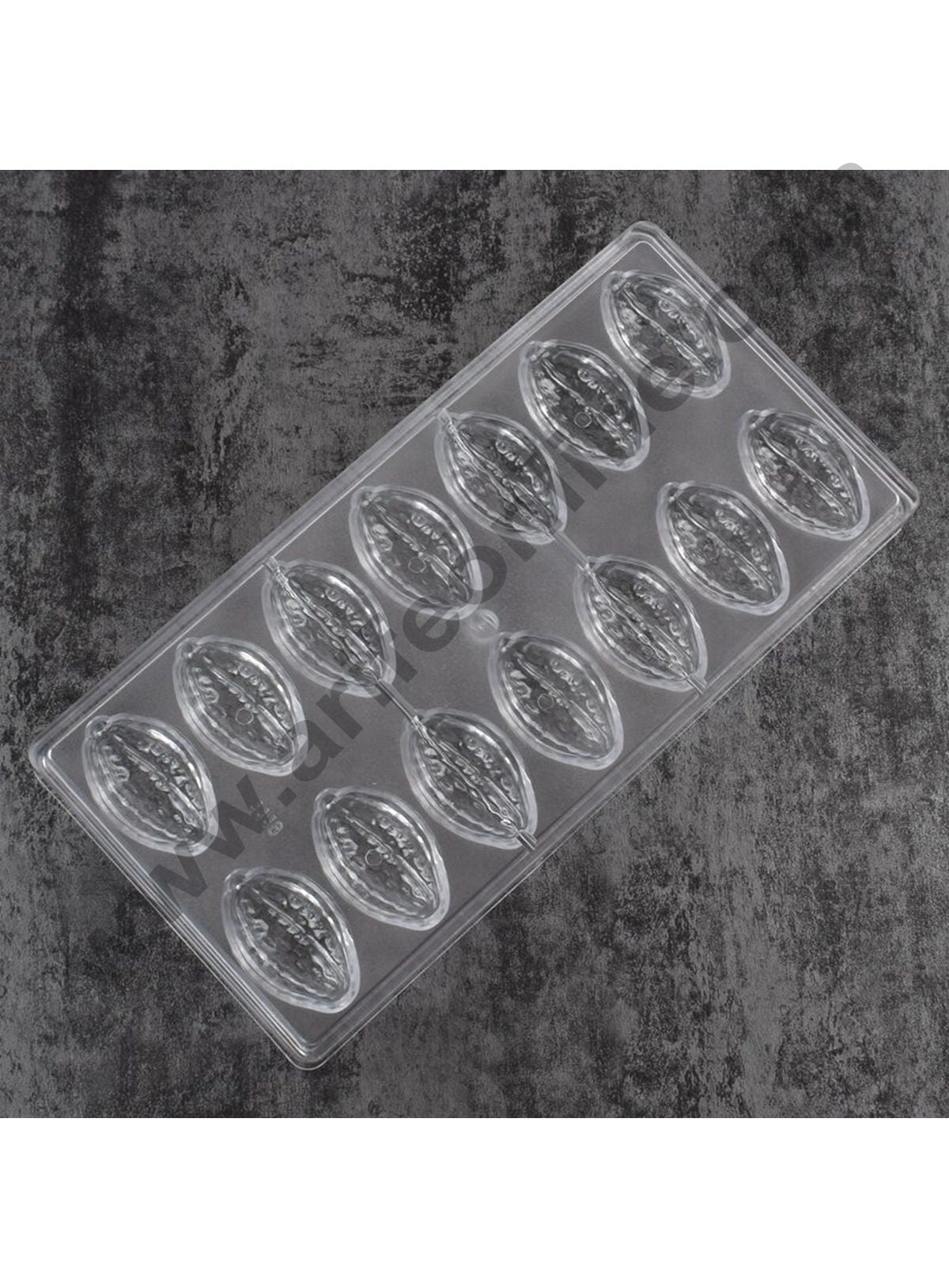 14 Cavities Cocoa Fruit Nut Shape Polycarbonate Chocolate Mould (MOQ 12 PCS) (AME)