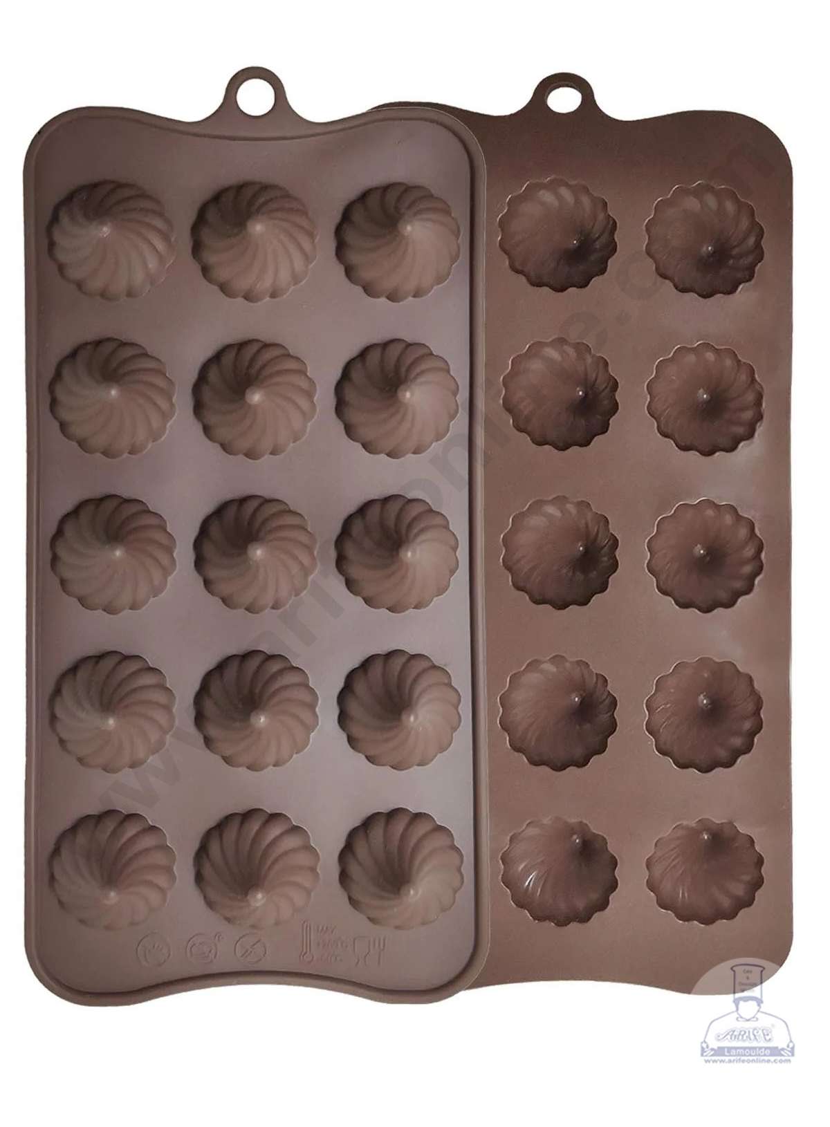 Cake Decor 15 Cavity Modak Shape Chocolate Mould Ganesh Chaturti Festivals SBCM-717
