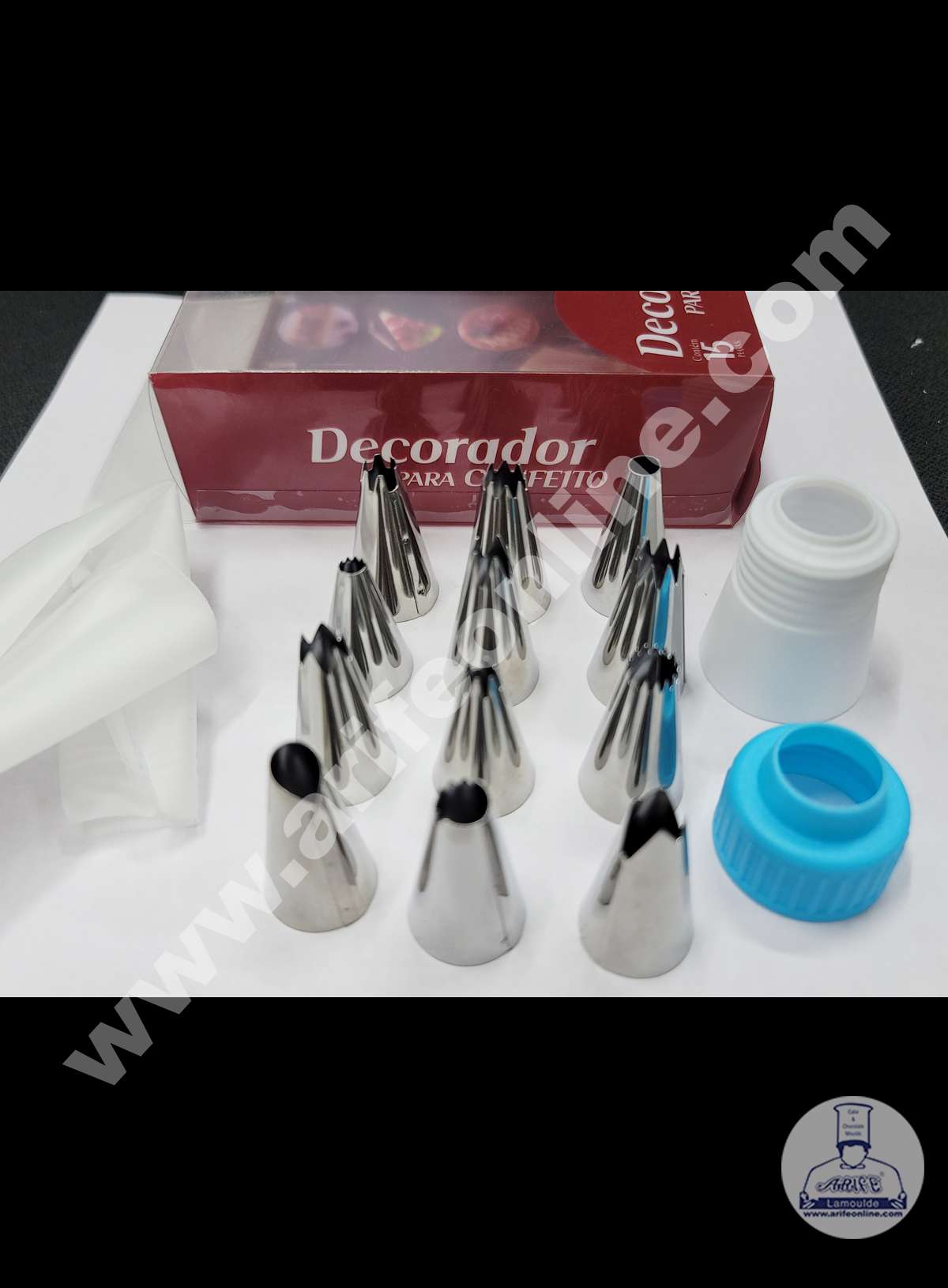 Cake Decor 15 Pcs Decorador Nozzle Set Pastry Tips Cupcake Cake Decorating Nozzle