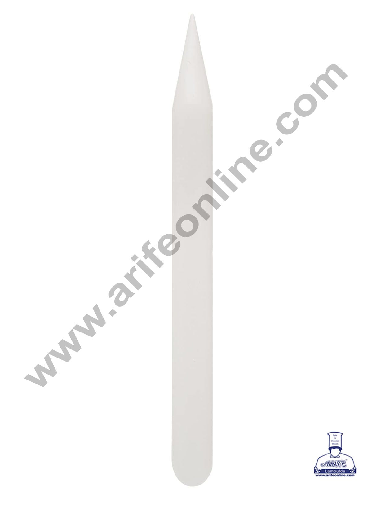 Cake Decor 1pc Thin Rolling Pin With Flower Making Pointed Tip - (6.5 inch)