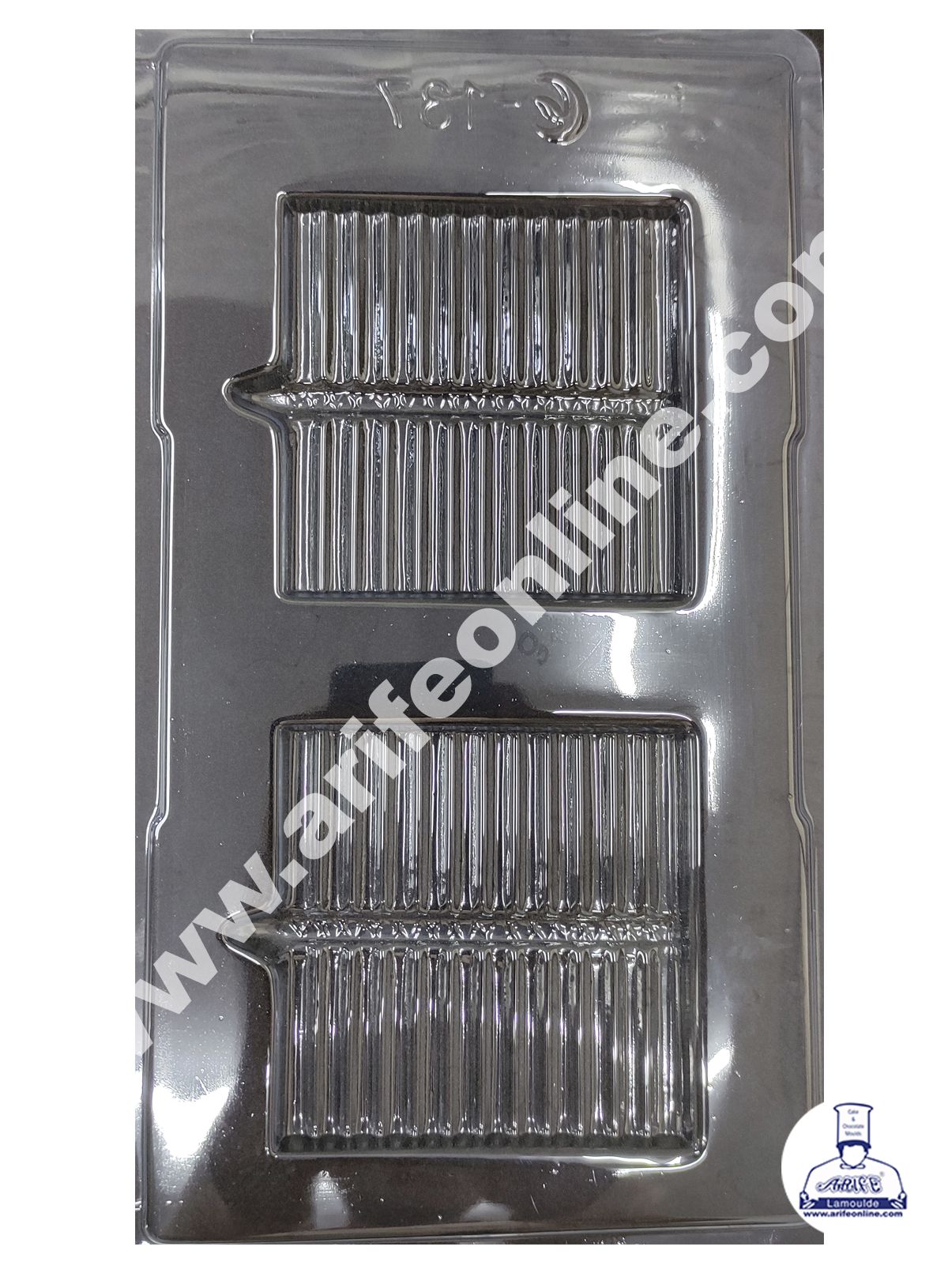 Cake Decor 2 Cavity Diwali Big Ladi Bomb Mould PVC Chocolate mould (10 pcs pack)