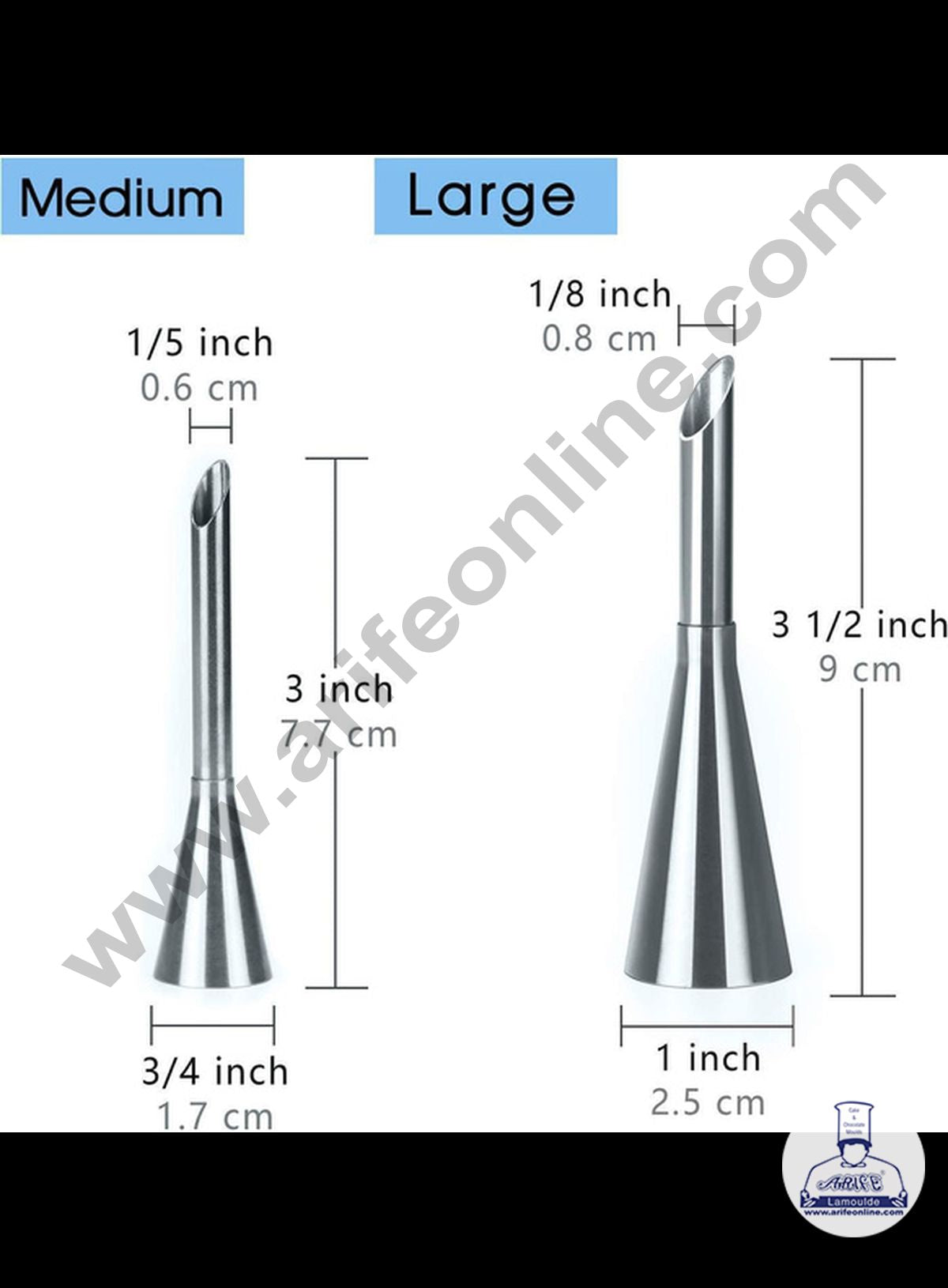 Cake Decor 2 Pcs Filling Nozzle Puff Special Nozzle Set Pastry Tips Cupcake Cake Decorating Nozzle YG-41