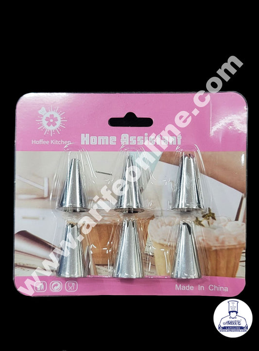 Cake Decor 6 Pcs New Nozzle Set Pastry Tips Cupcake Cake Decorating Nozzle