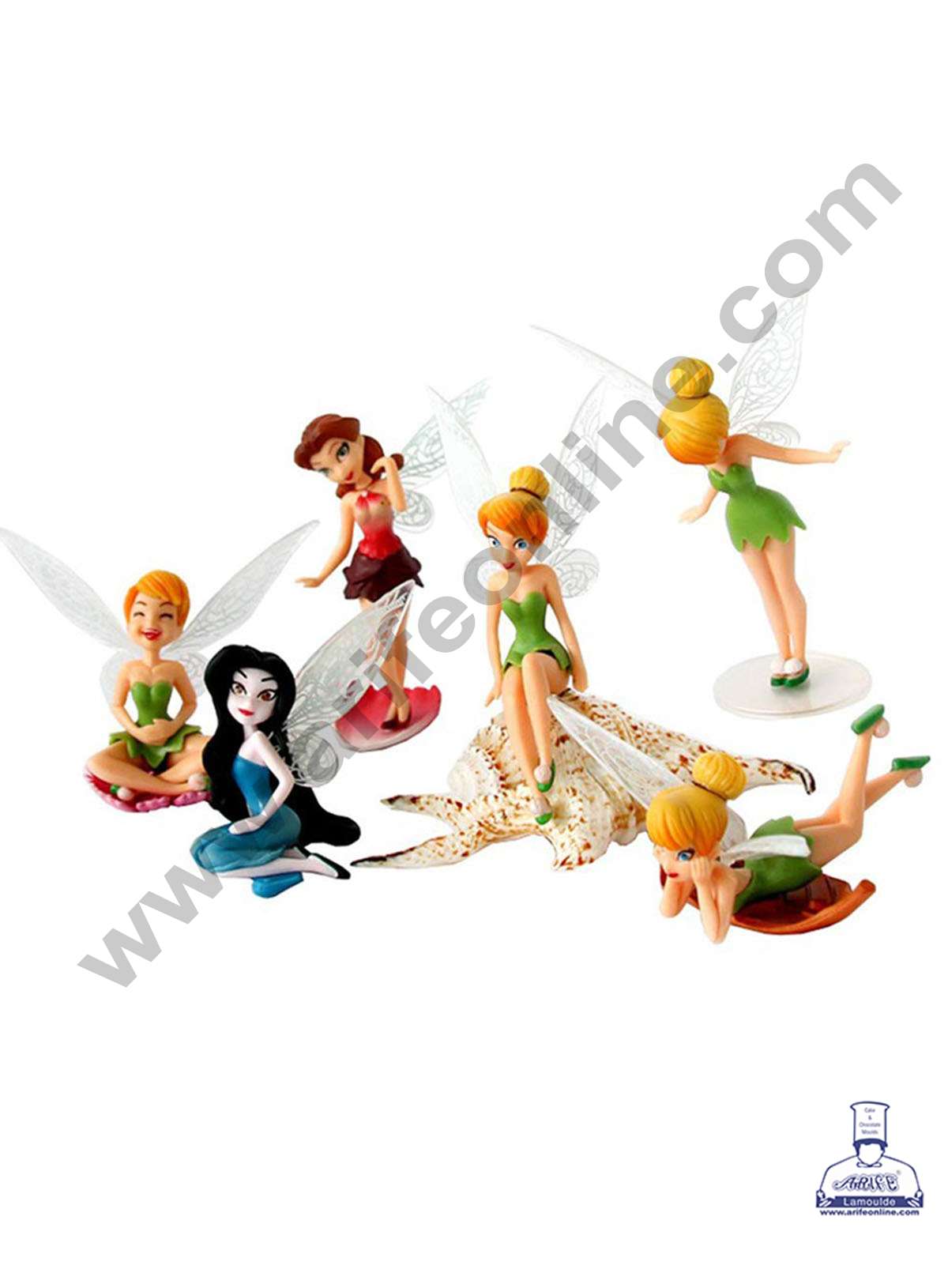 Cake Decor 6 Pieces Fairy Tale Plastic Toys for Cake Toppers