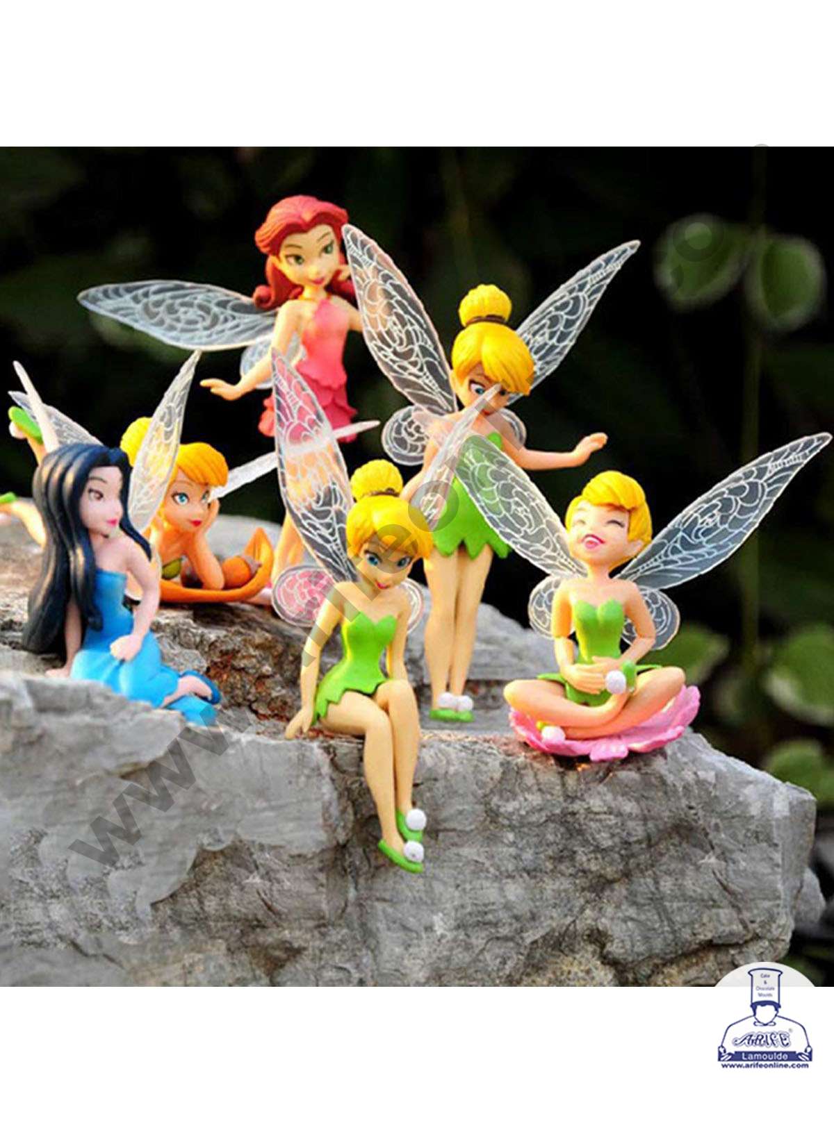 Cake Decor 6 Pieces Fairy Tale Plastic Toys for Cake Toppers