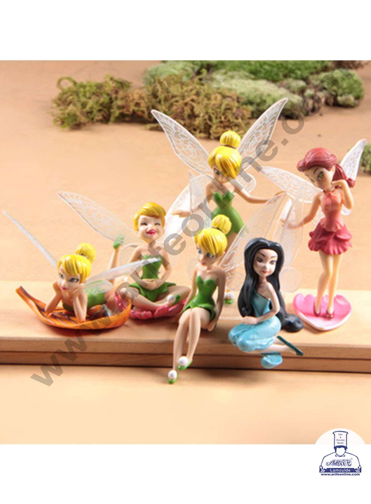 Cake Decor 6 Pieces Fairy Tale Plastic Toys for Cake Toppers