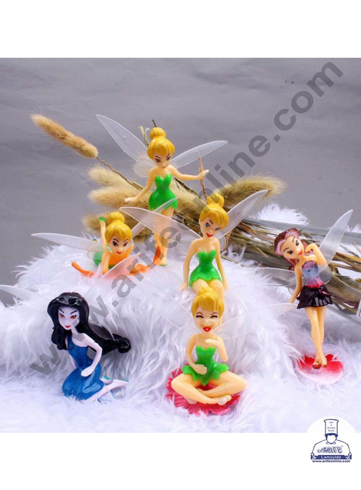 Cake Decor 6 Pieces Fairy Tale Plastic Toys for Cake Toppers