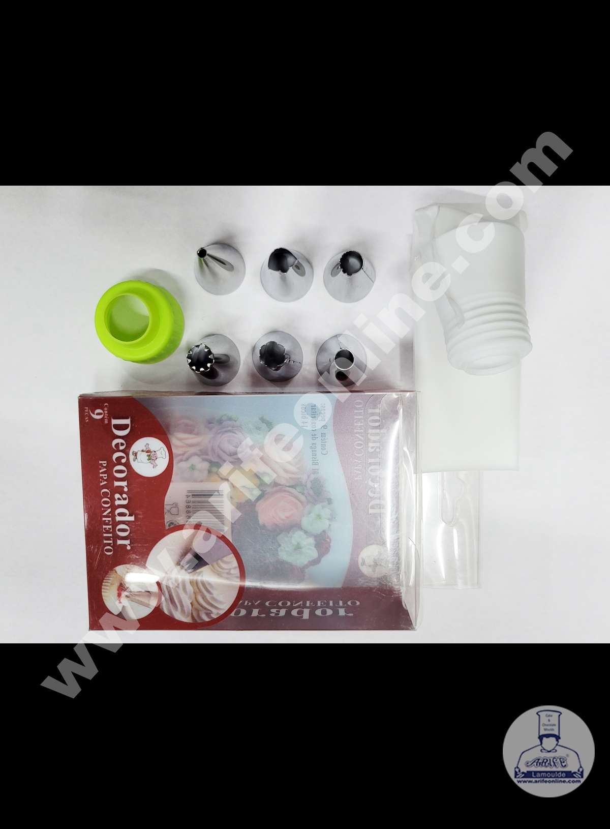 Cake Decor 9 Pcs Decorador Nozzle Set Pastry Tips Cupcake Cake Decorating Nozzle