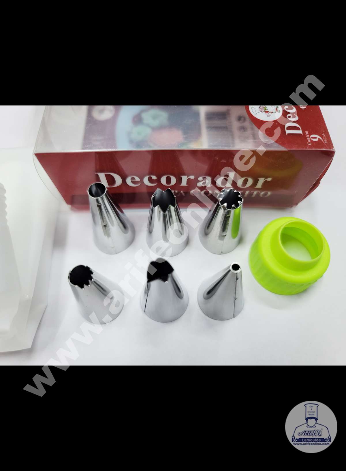 Cake Decor 9 Pcs Decorador Nozzle Set Pastry Tips Cupcake Cake Decorating Nozzle