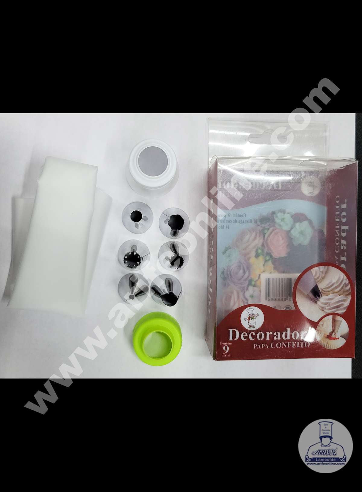 Cake Decor 9 Pcs Decorador Nozzle Set Pastry Tips Cupcake Cake Decorating Nozzle