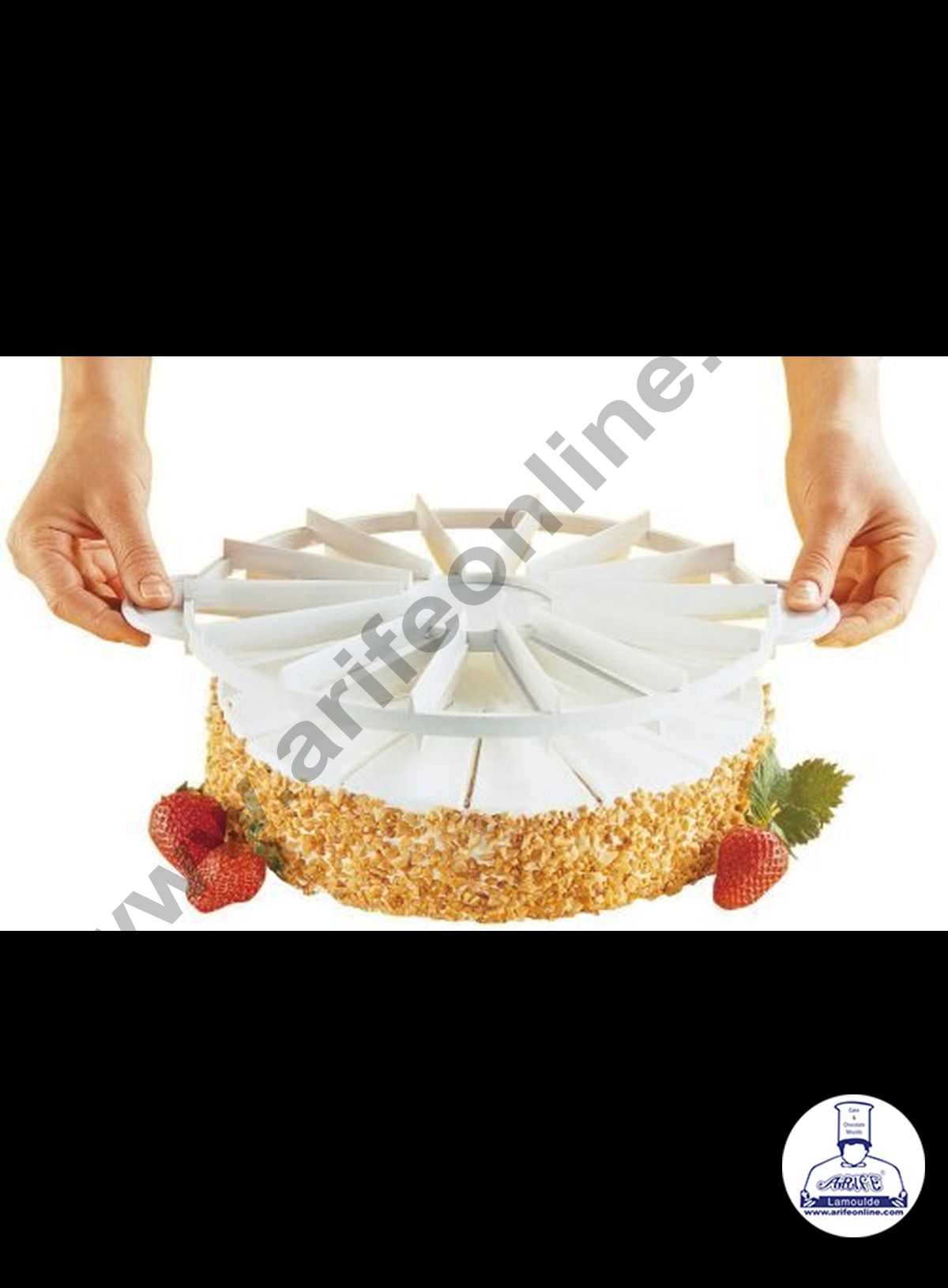 Cake Decor Double-Sided Cake Divider Round 10/12 Pieces