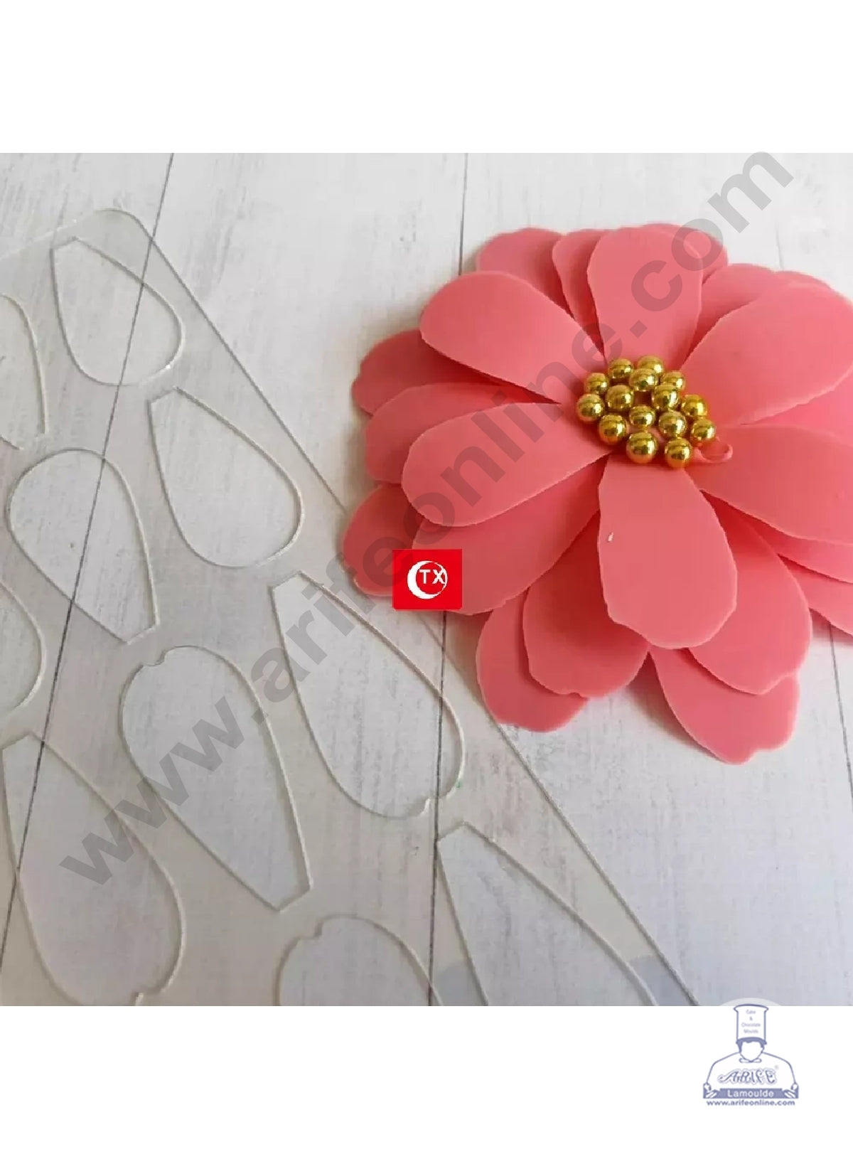 Cake Decor Flower Making Chocolate Stencil Mould - Cynia (SBTXF-004)