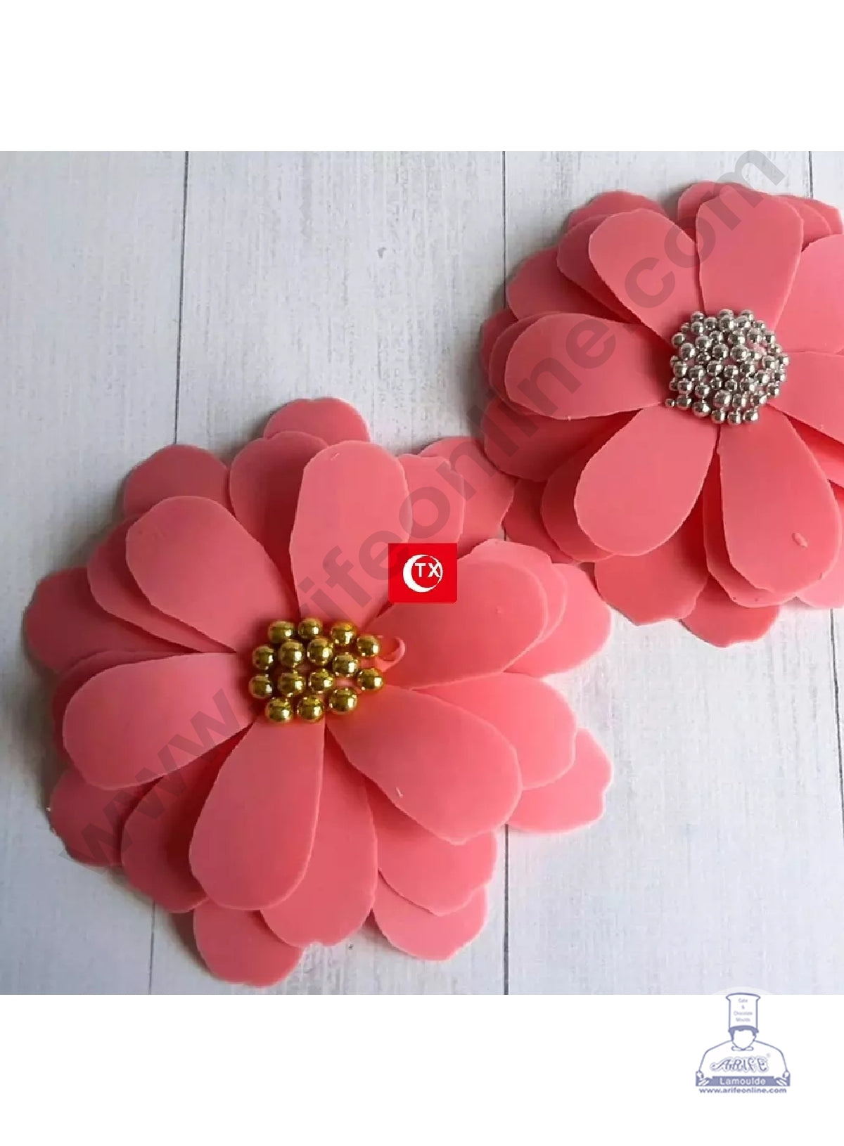Cake Decor Flower Making Chocolate Stencil Mould - Cynia (SBTXF-004)