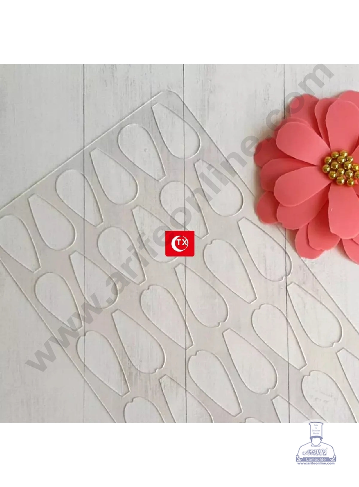 Cake Decor Flower Making Chocolate Stencil Mould - Cynia (SBTXF-004)