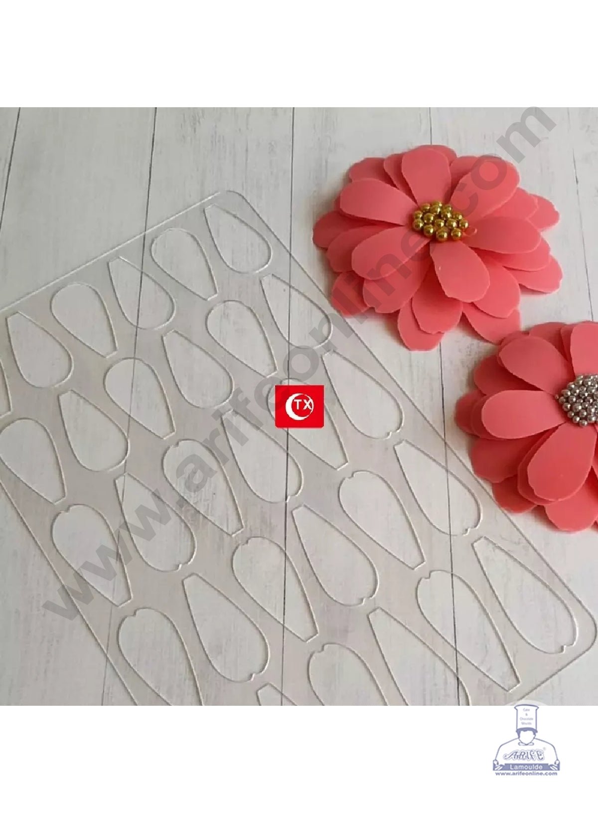 Cake Decor Flower Making Chocolate Stencil Mould - Cynia (SBTXF-004)
