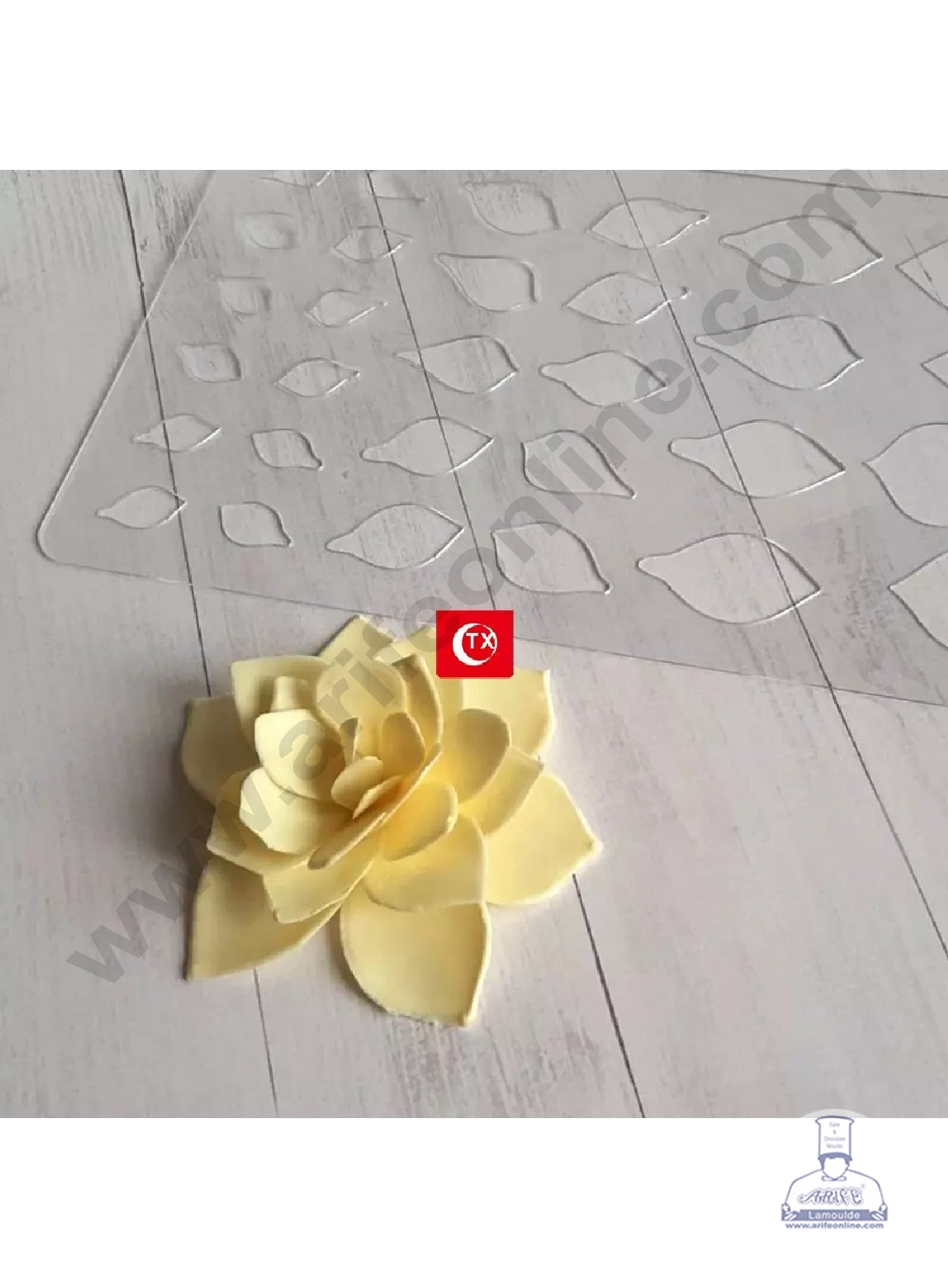 Cake Decor Flower Making Chocolate Stencil Mould - Gardenia (SBTXF-013)
