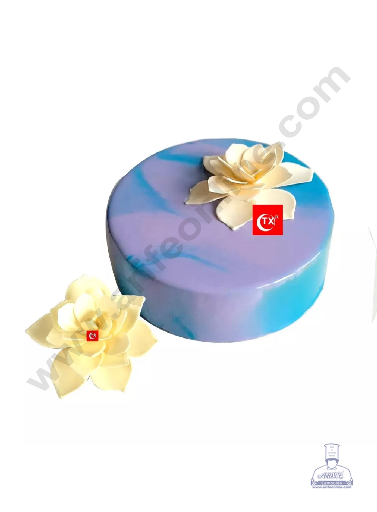 Cake Decor Flower Making Chocolate Stencil Mould - Gardenia (SBTXF-013)
