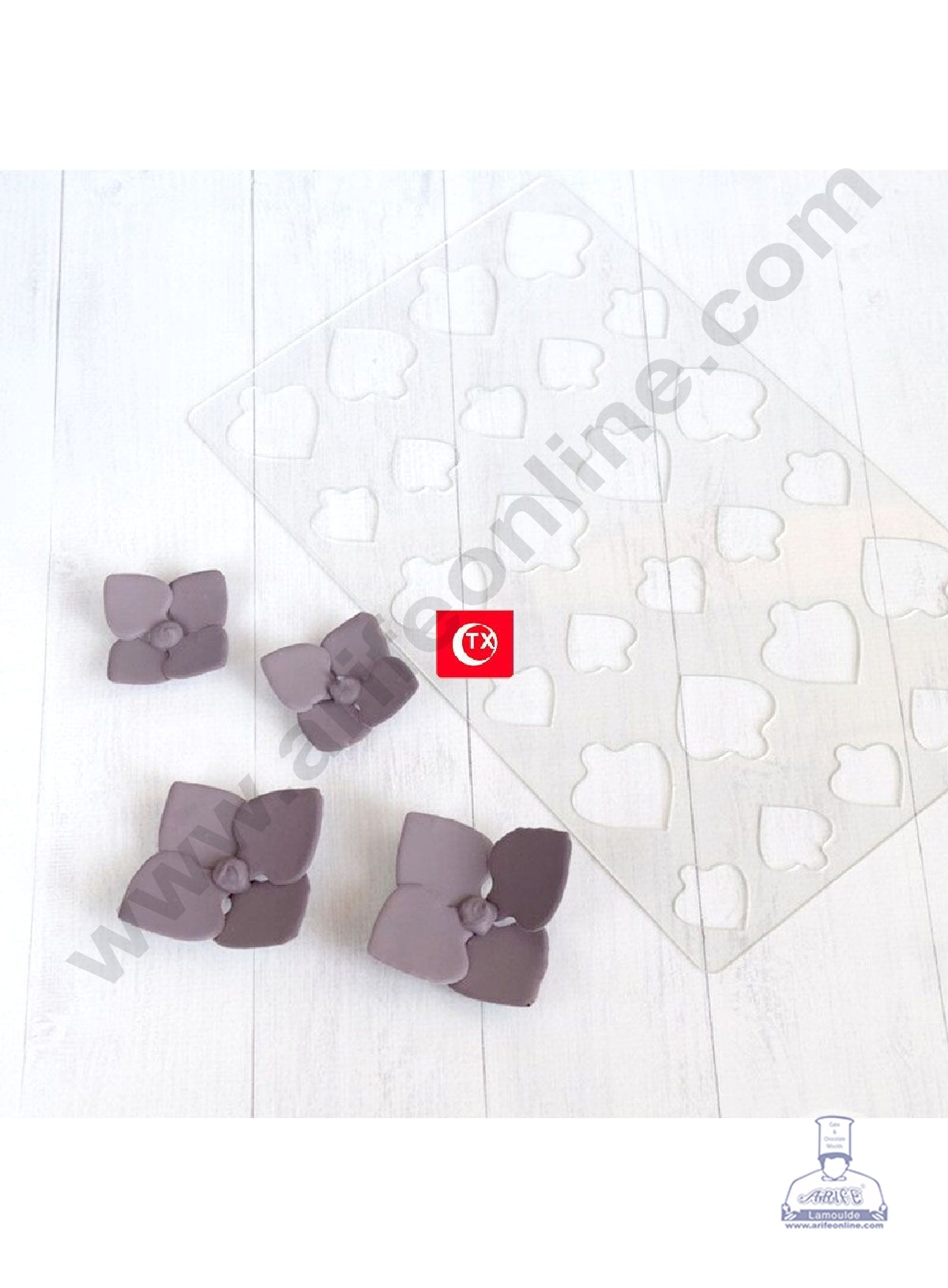Cake Decor Flower Making Chocolate Stencil Mould - Hydrangea (SBTXF-010)